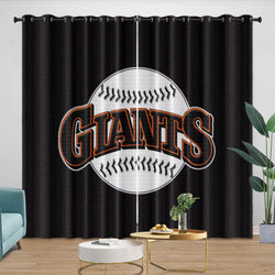 San Francisco Giants Curtains Blackout Window Drapes Room Decoration (Online Order Only)