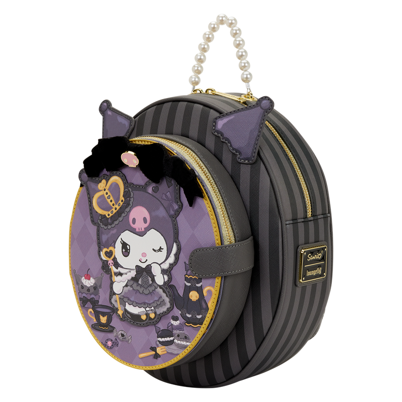 Sanrio Kuromi 20th Anniversary Cameo Mini Backpack by Loungefly (ONLINE ORDER ONLY)
