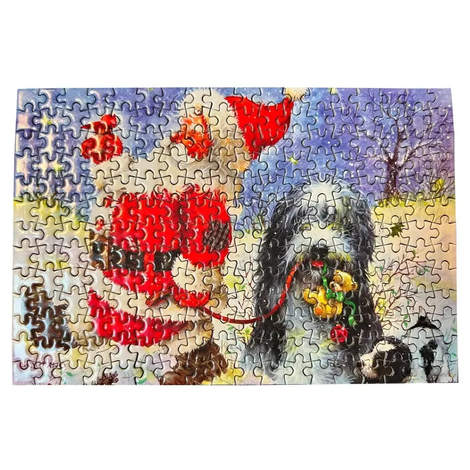 Santa's Best Friend 234 Piece "World's Smallest" Jigsaw Puzzle TDC (ONLINE ORDER ONLY)