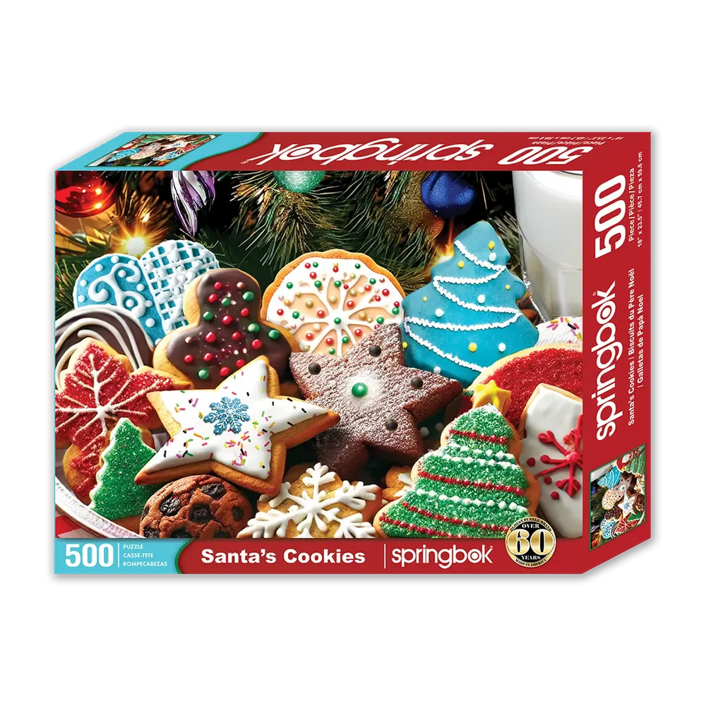 Santa's Cookies 500 Piece Jigsaw Puzzle Springbok (ONLINE ORDER ONLY)