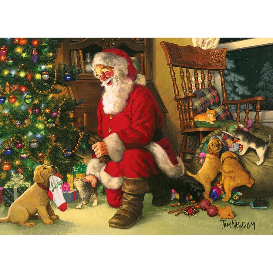 Santa's Lucky Stocking 350 Piece Family Jigsaw Puzzle Cobble Hill (ONLINE ORDER ONLY)