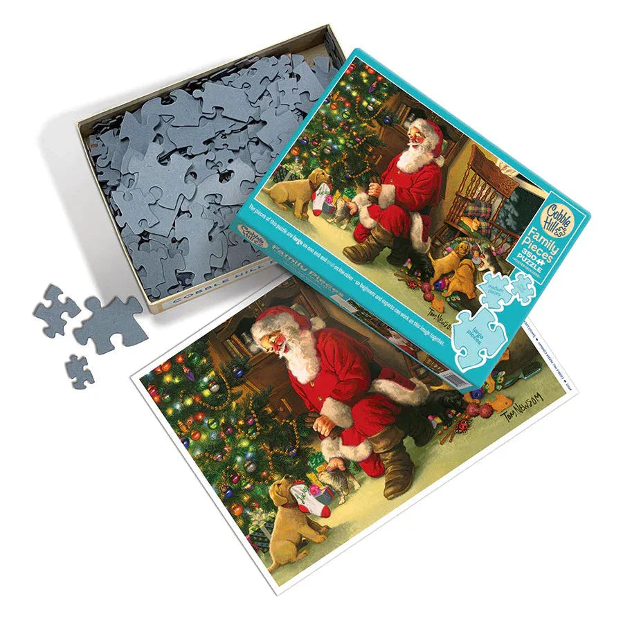 Santa's Lucky Stocking 350 Piece Family Jigsaw Puzzle Cobble Hill (ONLINE ORDER ONLY)