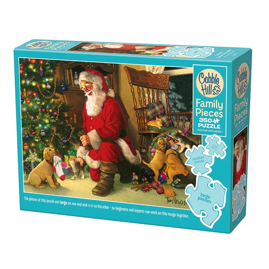 Santa's Lucky Stocking 350 Piece Family Jigsaw Puzzle Cobble Hill (ONLINE ORDER ONLY)