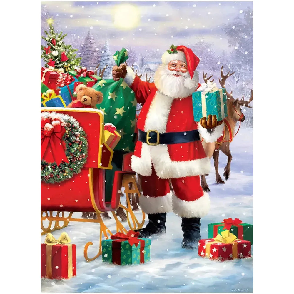 Santa's Sled 1000 Piece Jigsaw Puzzle Eurographics (ONLINE ORDER ONLY)