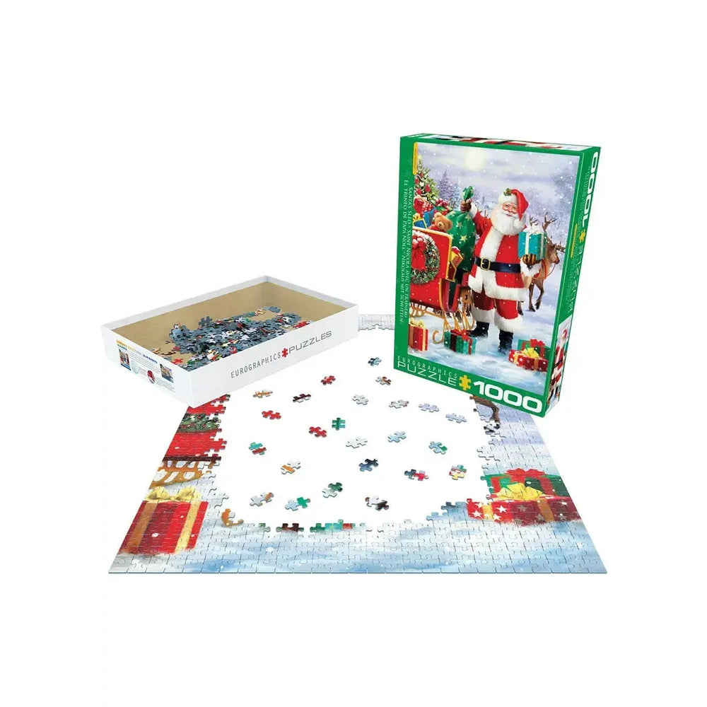 Santa's Sled 1000 Piece Jigsaw Puzzle Eurographics (ONLINE ORDER ONLY)