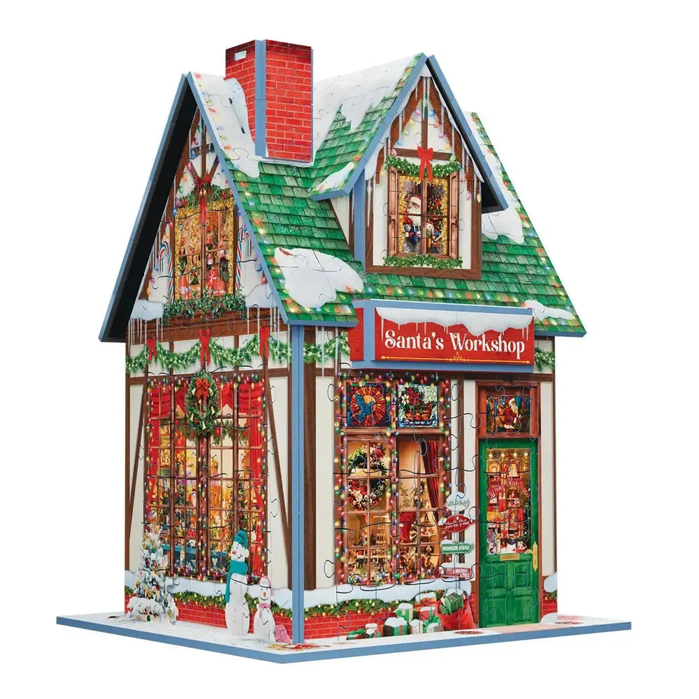 Santa's Workshop 323 Piece 3D Jigsaw Puzzle Eurographics (ONLINE ORDER ONLY)