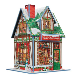 Santa's Workshop 323 Piece 3D Jigsaw Puzzle Eurographics (ONLINE ORDER ONLY)