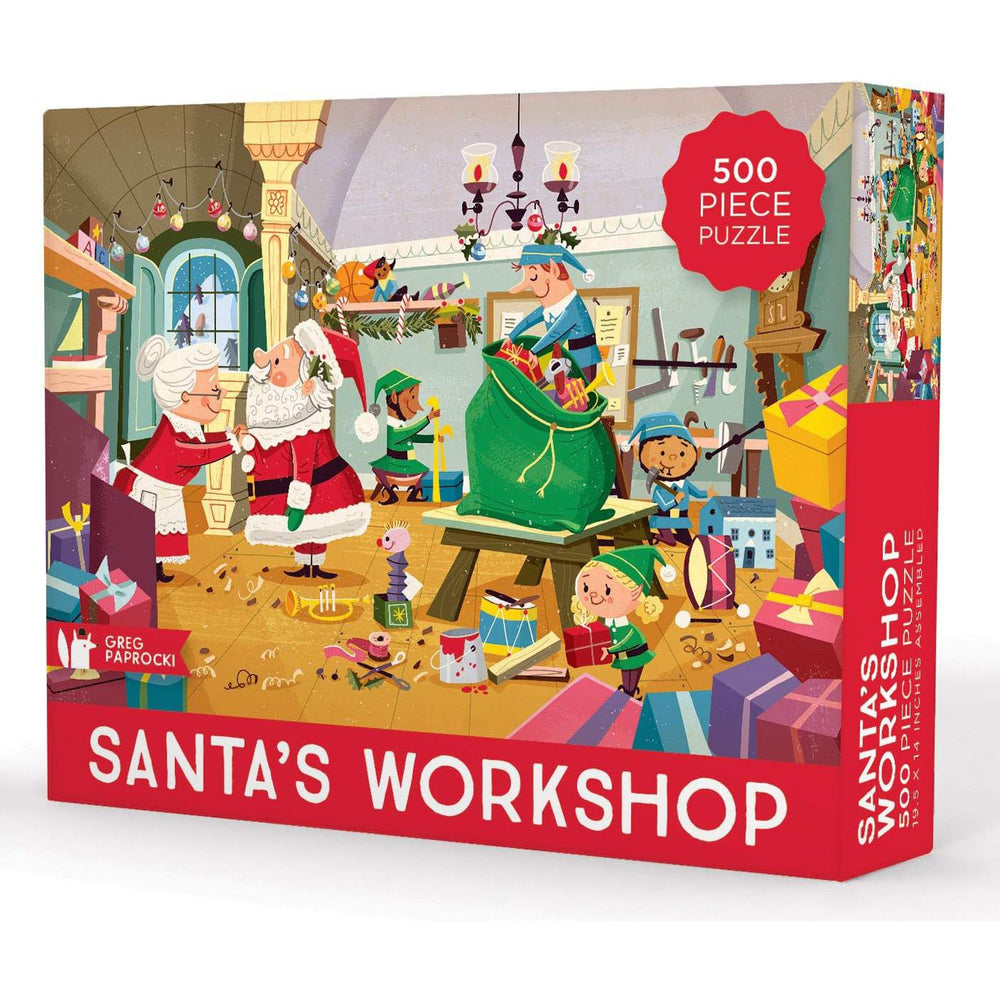 Santa's Workshop 500 Piece Jigsaw Puzzle Gibbs Smith (ONLINE ORDER ONLY)