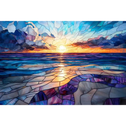 Sapphire Sunset 1000 Piece Jigsaw Puzzle Trippy (ONLINE ORDER ONLY)