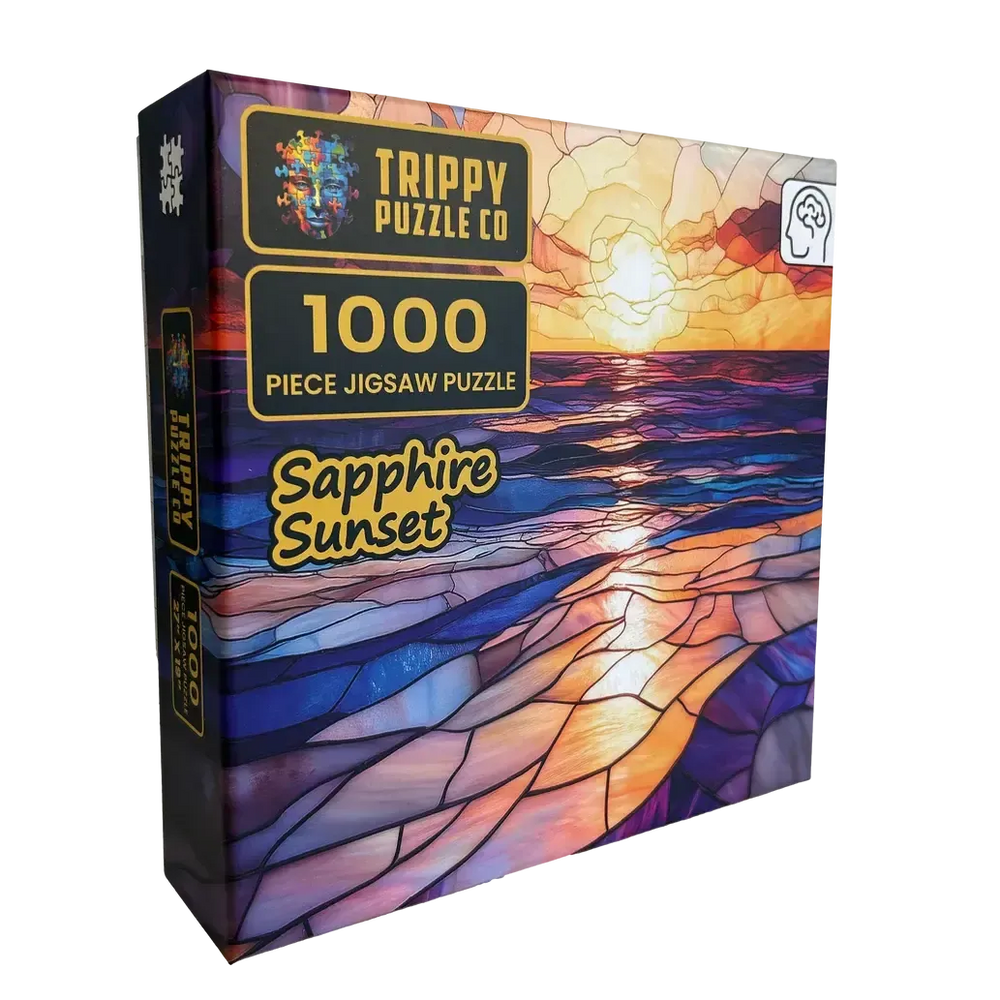 Sapphire Sunset 1000 Piece Jigsaw Puzzle Trippy (ONLINE ORDER ONLY)