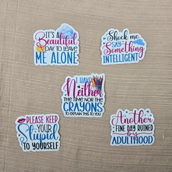 Funny Sarcastic Series 2 Stickers (ONLINE ORDER ONLY)
