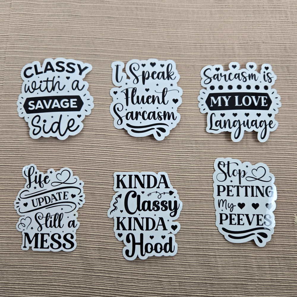 Funny Sarcastic Series 3 Stickers (ONLINE ORDER ONLY)