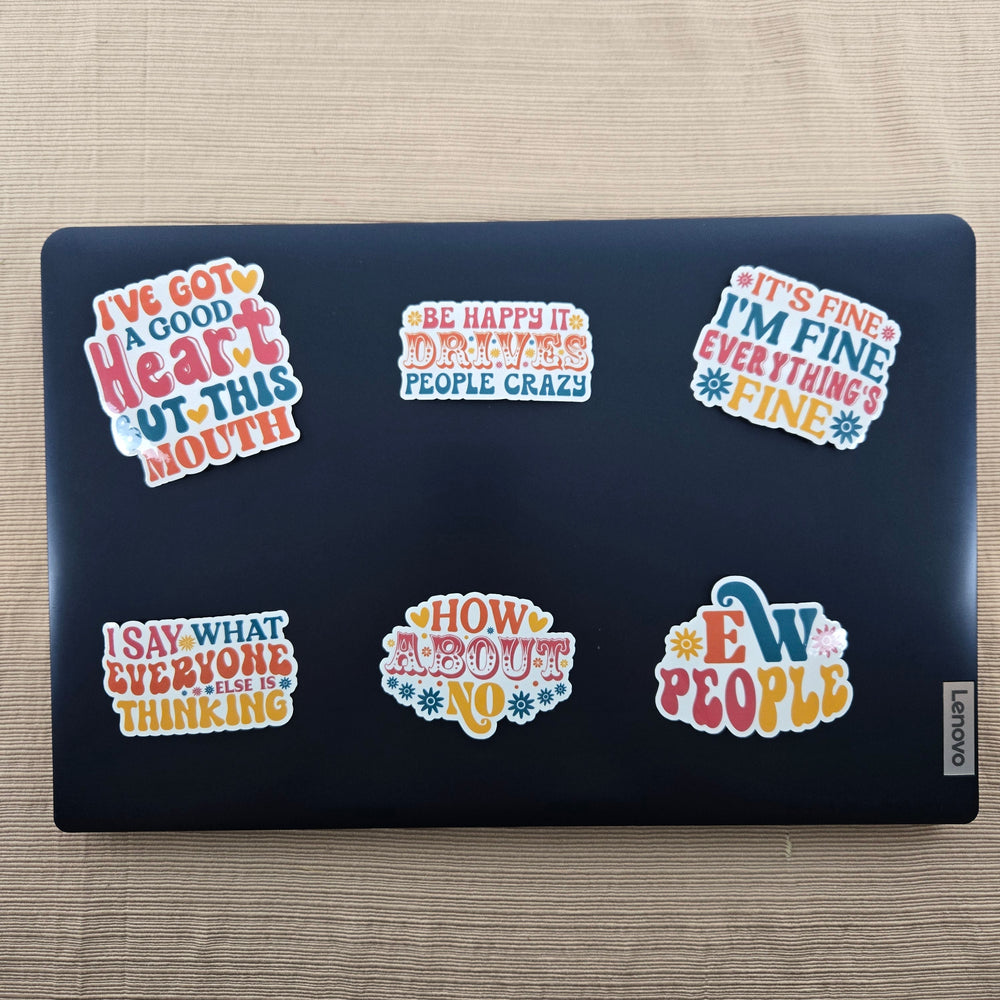Funny Sarcastic Series 4 Stickers (ONLINE ORDER ONLY)