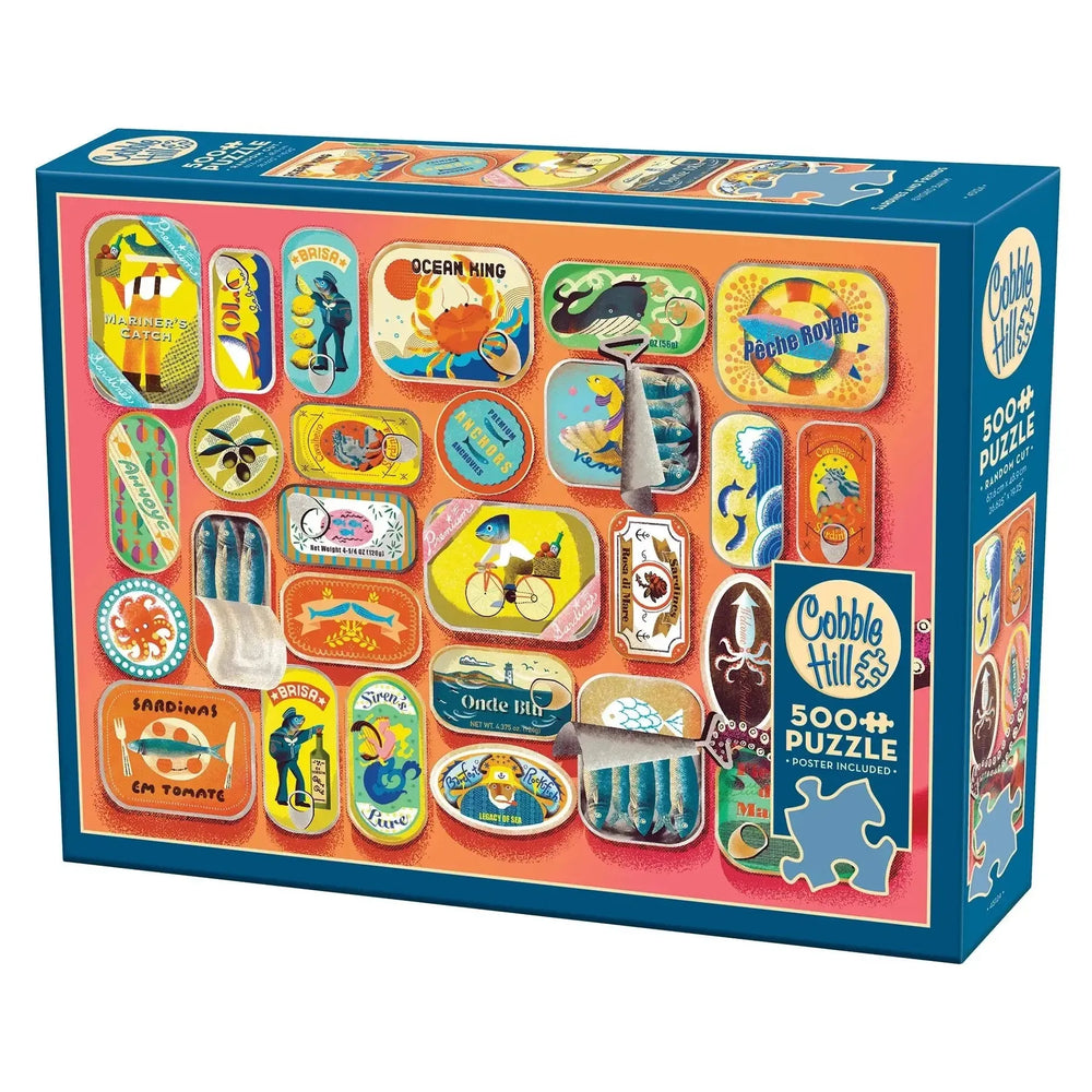 Sardines & Friends 500 Piece Jigsaw Puzzle Cobble Hill (ONLINE ORDER ONLY)