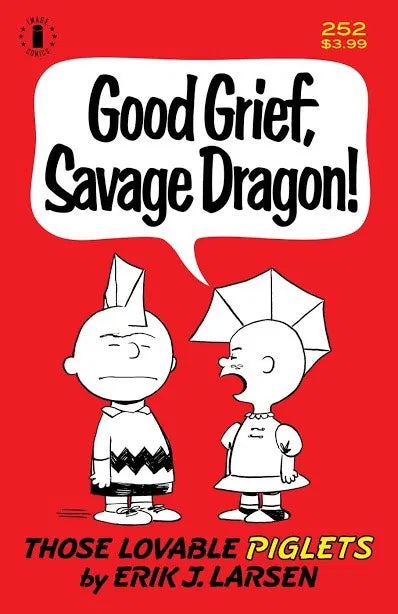 Savage Dragon #252 2nd Print Erik Larson Peanuts Charlie Brown Lucy Variant (Mr) (11/04/2020) Image (ONLINE ORDER ONLY)
