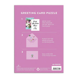Say It with Flowers Hi Greeting Card 60 Piece Jigsaw Puzzle Galison (ONLINE ORDER ONLY)