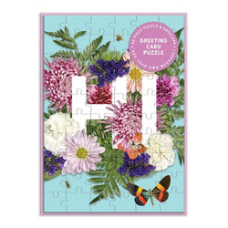 Say It with Flowers Hi Greeting Card 60 Piece Jigsaw Puzzle Galison (ONLINE ORDER ONLY)