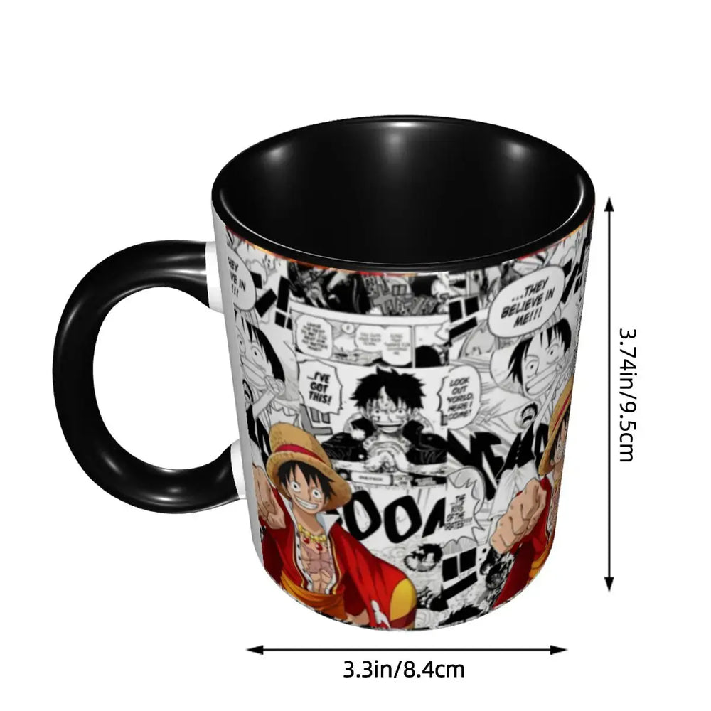 Kid's Luffy One Piece Mug: Cartoon Anime Water Cup Gift (ONLINE ORDER ONLY)