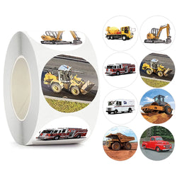100-500PCS Car Children's Toy Gift Reward Sticker Office Stationery Decoration Label Birthday Party Gift Sealing Sticker (Online Order Only)