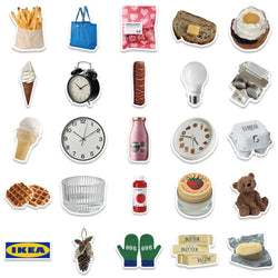 10/30/50pcs Food and Household Item Sticker Packs (ONLINE ORDER ONLY)