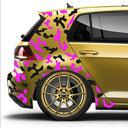 Leopard Print For Car Stickers External Accessories Window Decoration Side Camouflage Stickers StyleDie Cutting Vinyl Decals (ONLINE ORDER ONLY)