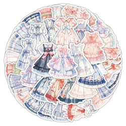 Kawaii Anime Lolita Stickers Cute Cartoon Decals for Laptop Guitar Phone Suitcase (Online Order Only)