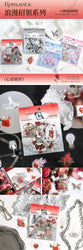 40pcs/lot Ins Retro Romantic 3D Decoration Stickers Diary DIY Scrapbooking Sticker Kawaii Korean Stationery Personalizd (ONLINE ORDER ONLY)