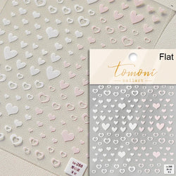 Colored Crystal Star Love Heart Shiny Silver Hollowed Smudging Rainbow Flower Jelly Embossed Nail Art Stickers Manicure Decals (ONLINE ORDER ONLY)