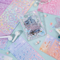 1Pcs Cute Love Romantic Pearl Scrapbooking Stickers Korean ins Hand Account Idol Card Album DIY Deco Material Stationery Sticker (ONLINE ORDER ONLY)