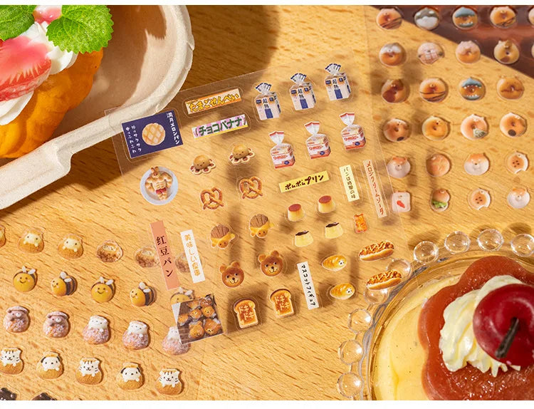 24piece/book Vitality Party Series Cut Film Sticker Book Y2K Journal Handbook Scrapbooking Kawaii Decoration Sticker Gift (ONLINE ORDER ONLY)