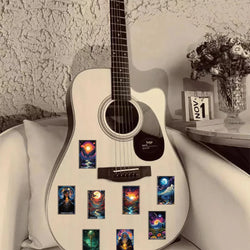 78pcs Magic Witch Moon Tarot Graffiti Stickers Cool Dark Goth Decals Toy DIY Scrapbook Bottle Phone Luggage Car Sticker (Online Order Only)