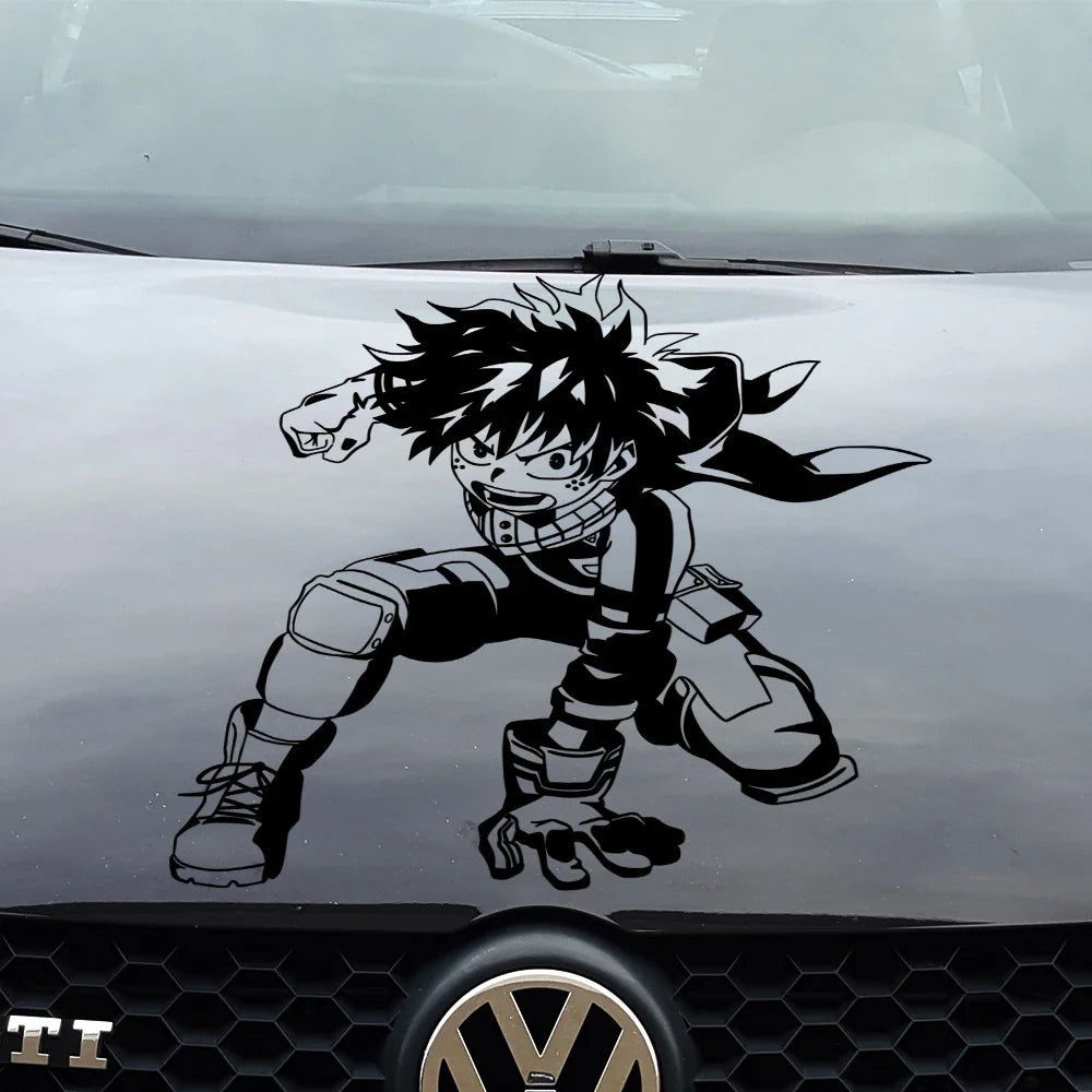 Large Anime Car Sticker Exterior Accessories Bodywork Styling Hood Decoration Automobile Parts Die Cutting PVC Vinyl Decals (ONLINE ORDER ONLY)