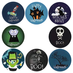 100-500pcs Halloween Pumpkin Witch Self Adhesive Paper Stickers Candy Bags Box Gift Packaging Sealing Sticker Labels (ONLINE ORDER ONLY)