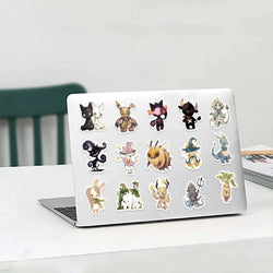50pcs Ridiculous Fairy Tale Monster Sticker Pack Waterproof Laptop Skin Cute Phone Case Kawaii Packaging Art Supplies Stationer﻿ (Online Order Only)