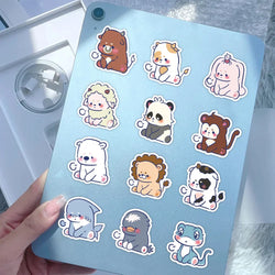 10/60PCS Anime Animal Stickers Car Motorcycle Travel Luggage Phone Guitar Laptop Cartoon Sticker Decal Kid Toys 2023 (ONLINE ORDER ONLY)