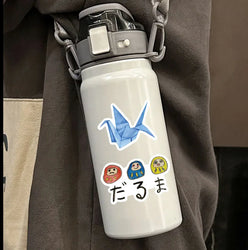 64pcs Watercolor Japan Travel Cartoon Graffiti Sticker DIY Phone Guitar Laptop Notebook Suitcase Cup Waterproof Sticker Kid Toy﻿ (Online Order Only)