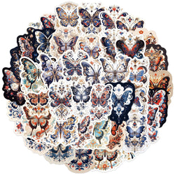 Cartoon Butterfly Vinyl Stickers for Snowboard Laptop Luggage Car Fridge DIY 10/30/50Pcs (ONLINE ORDER ONLY)