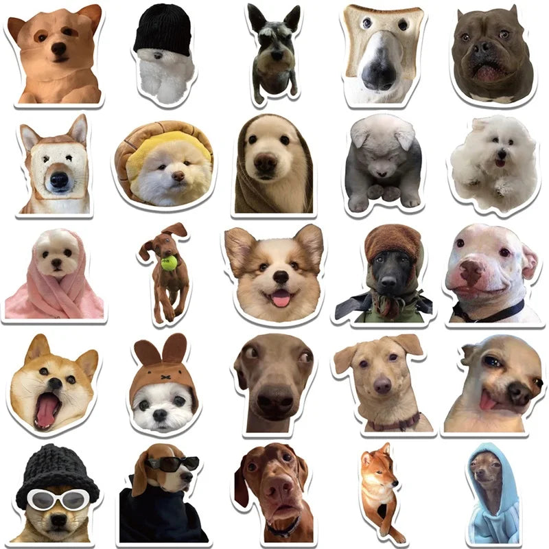 10/30/50PCS Dog Life Korean Sticker Aesthetic PVC Diary Laptop Sketchbook Children's Stationery Scrapbooking School Supplies (ONLINE ORDER ONLY)