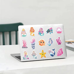 10/30/50PCS Cute Mermaid PVC Sticker Aesthetic Chidlren's Stationery Korean Decoration Scrapbooking School Supplies for Kids (ONLINE ORDER ONLY)