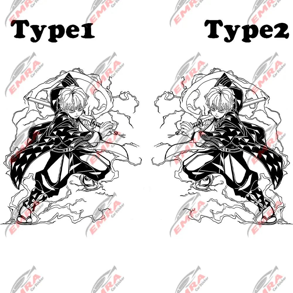 Anime Sticker For Car Sticker Decoration Window Body Hood Creative Personality Big Stickers Die Cutting PVC Vinyl Decals (ONLINE ORDER ONLY)
