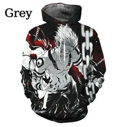 Jujutsu Kaisen Satoru Gojo Hoodie Anime Manga Sweatshirt (ONLINE ORDER ONLY)