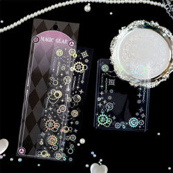 1pcs Hot Silver Laser Stereo Sticker Bright Stars Decorative Adhesive Sticker For Scrapbooking Diary Album Journal DIY Idol Card (Online Order Only)