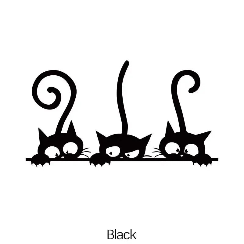 Cat family Stickers，cute&funny for cats lovers ，for cars trucks motorcycles and laptops！ (ONLINE ORDER ONLY)