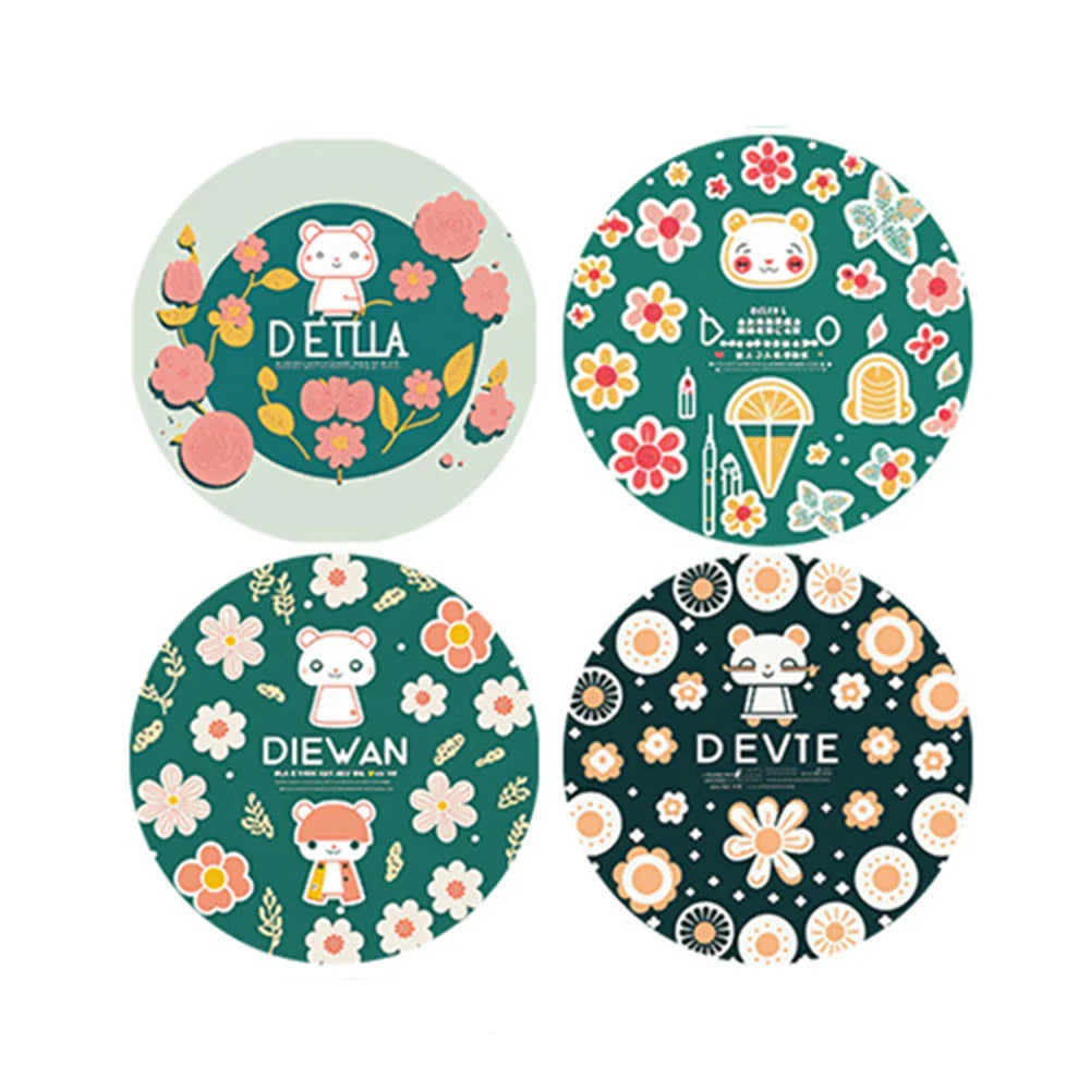 100-500pcs Cute Animal Label Stickers For Envelope Student Work Stationery Gift Decor Seal Lable Children's Scrapbook Stickers (ONLINE ORDER ONLY)