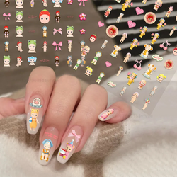 3D Cartoon Nail Art Sticker Adhesive Decal Manicure (ONLINE ORDER ONLY)