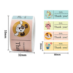 120pcs This Package Nice To Meet You Too Sticker Thank You Small Business Handmade Merchandise Decoration  Seal Label (ONLINE ORDER ONLY)