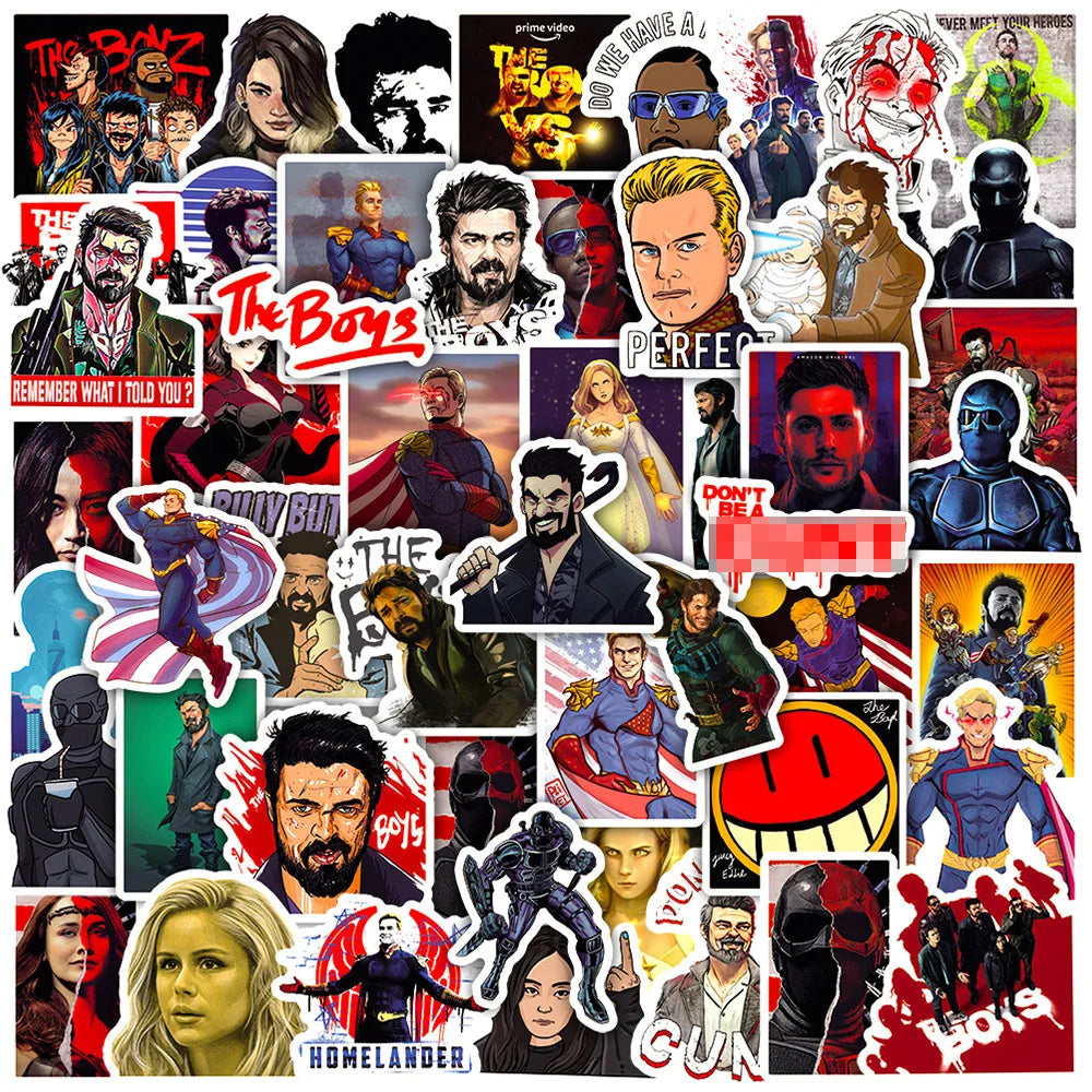 10/30/50PCS TV Show The Boys Sticker Packs (Online Order Only)