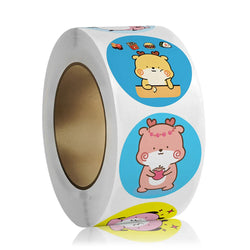 100-500pcs Cute Animal Reward Stickers For School Teacher Stationery Supplies Children's Party Gift Decoration Label (Online Order Only)