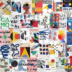 Bauhaus Abstract Art Stickers: 10/20/40pcs for Skateboard, Laptop, Phone, Notebook, Car, Wall Decor (Online Order Only)