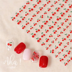 1Pc Cherry Fruit Nail Sticker Nail Art Decals Summer Lemon Grapefruit Self Adhesive DIY Nail Stickers Aha Series Nail Art Decor (Online Order Only)